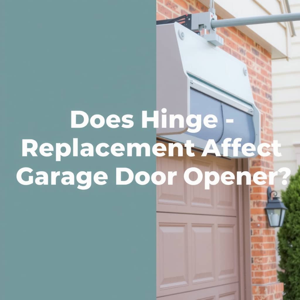 Does Hinge Replacement Affect Garage Door Opener in MA?